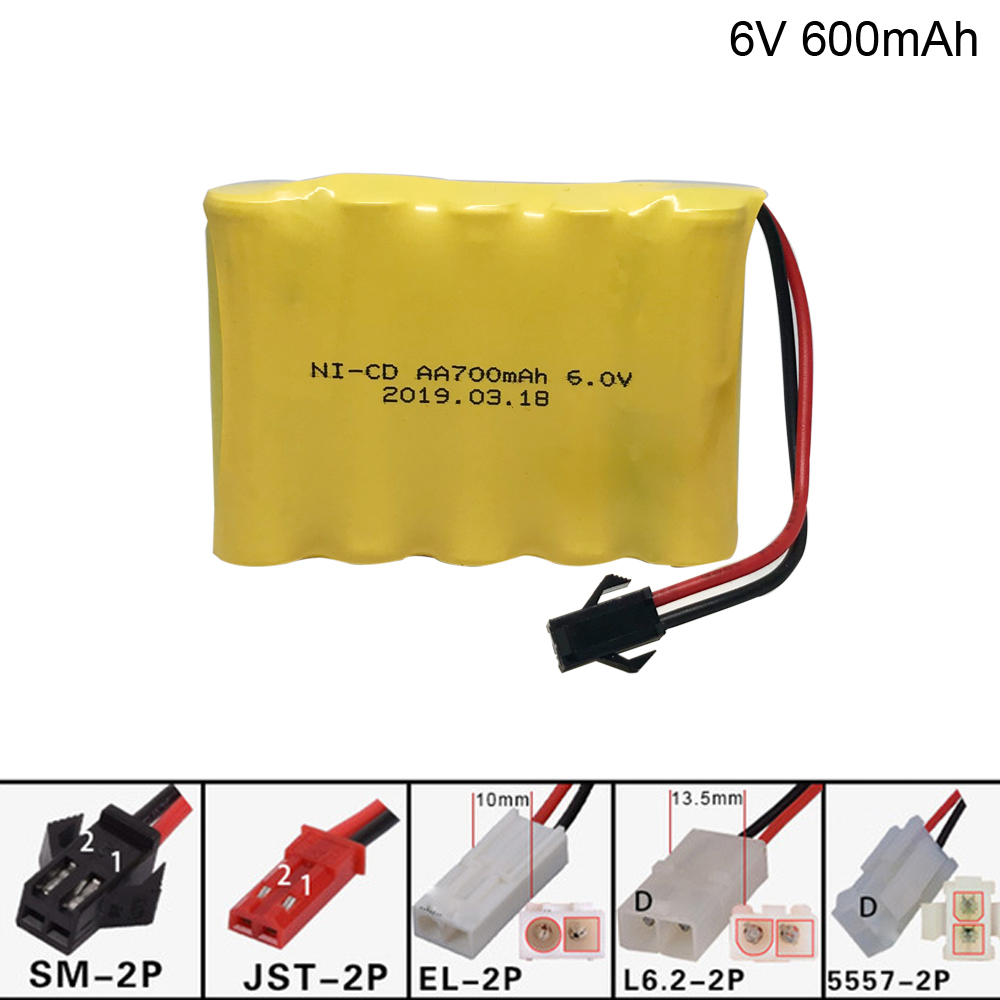 6v 700mah AA NI-CD M Battery for Electric toy RC car ship robot AA 6 v 700 mah Battery toy accessories