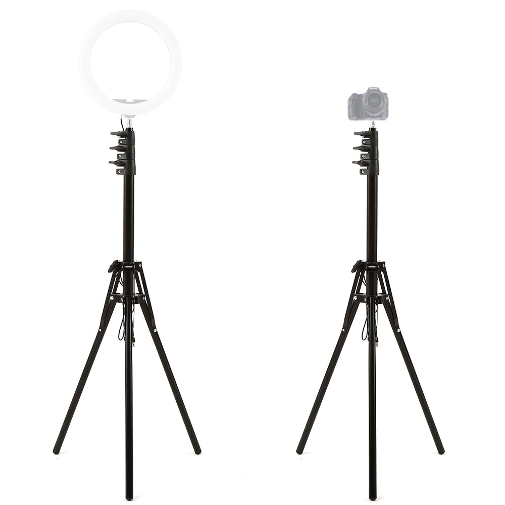 LED photography light bracket ring lamp's tripod Support Foldable Light Stand Soft Box for photo studio , Ring Or Photo Studio