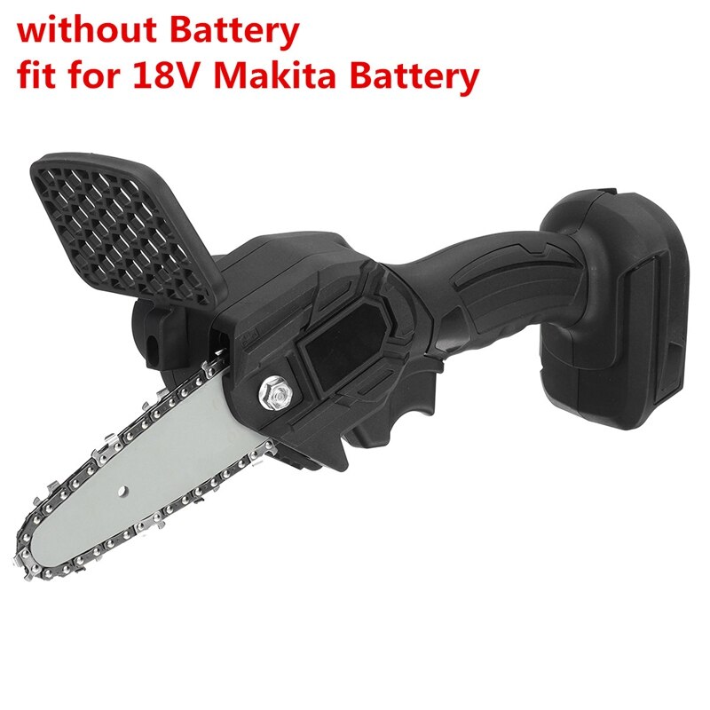 48V Cordless Electric Chain Saw 4inch Portable Electric Saw Woodworking Cutting DIY Tool Electric Pruning Saw With 1 Battery