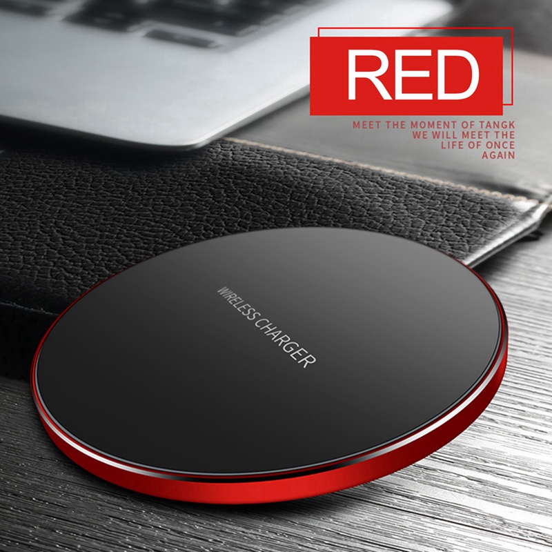 -10W Fast Wireless Charger, Suitable For Samsung Galaxy S10 S9 / S9 + S8 Note 9 USB Qi Charging Pad