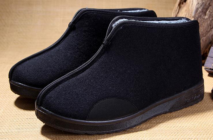 Winter warme shaolin mönch kung fu schuhe zen Verzögerung Meditation turnschuhe taoistischen kung fu taiji schuhe wushu kampfkunst schuhe: Stil 1 / Europa Schuhe Größe 38