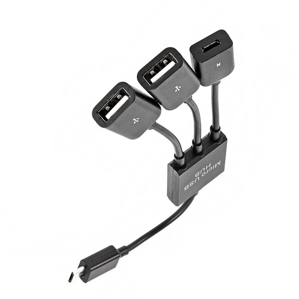 4 Port 3 In 1 Micro Usb Power Opladen Otg Hub Cable Adapter Converter Extender Voor Mobiele Telefoons Voor Samsung galaxy