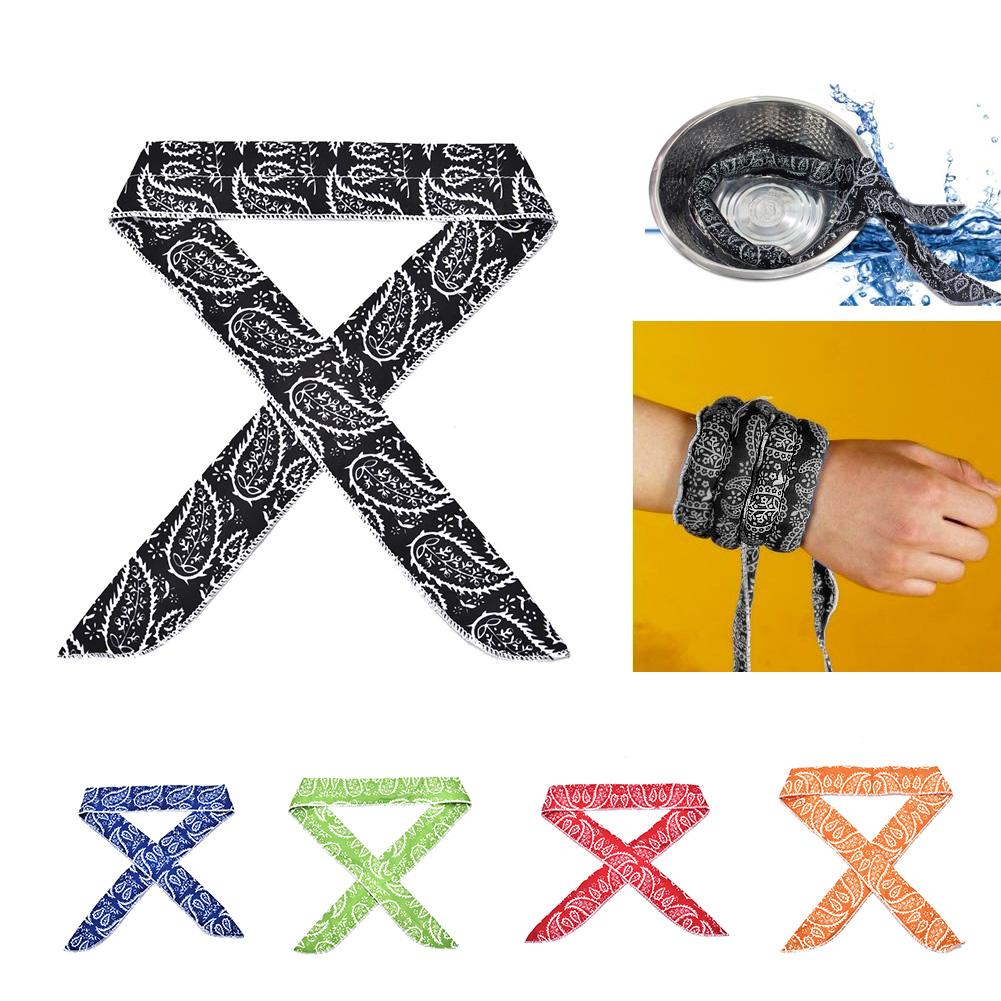 Zomer Fietsen Cooling Sjaal Herbruikbare Cool Sjaal Crystal Polymer Cooling Sjaal Voor Outdoor Recreatie Sport