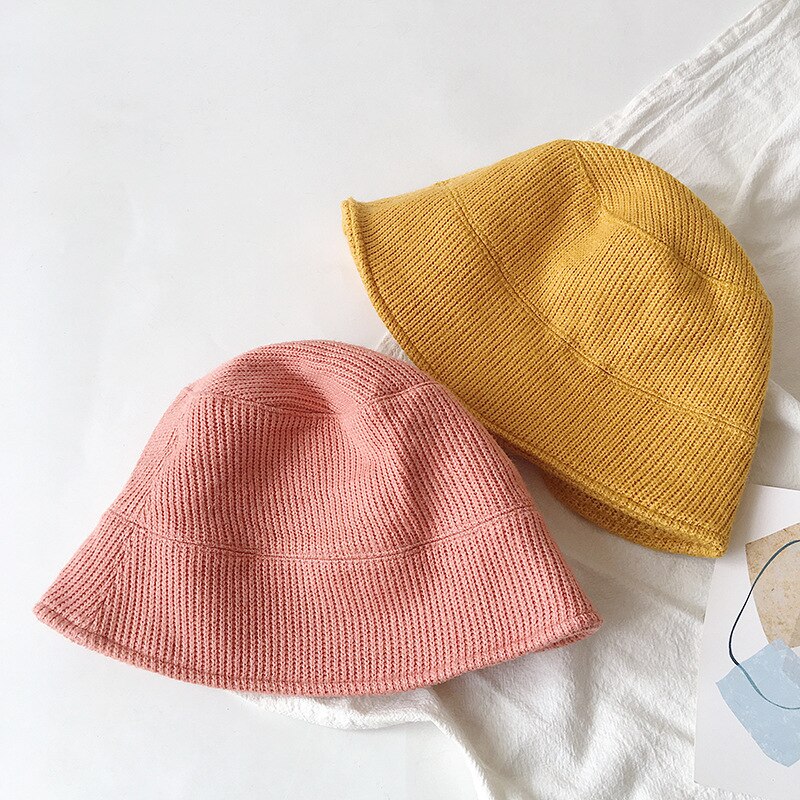 Baby höst hattar för barn barn stickad pojke mössa baby flickor hatt barn fiskarhatt baby huva söt