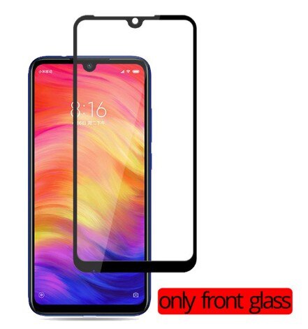 2-in-1 Camera Glass Redmi Note 7 9D Tempered Glass Screen Protector Xiaomi Redmi Note 7 Glass Film redmi note 7 screen protector: only front Glass