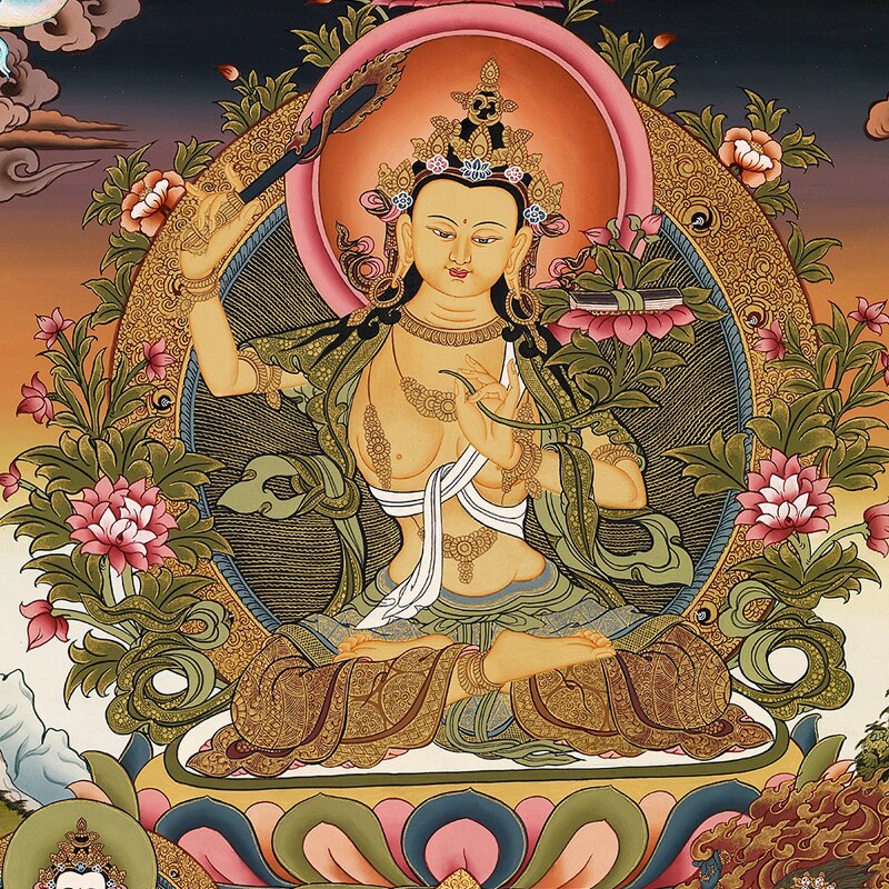 Tibetaanse Boeddhistische Thangka Tibet Boeddhistische decoratieve schilderijen woninginrichting schilderijen