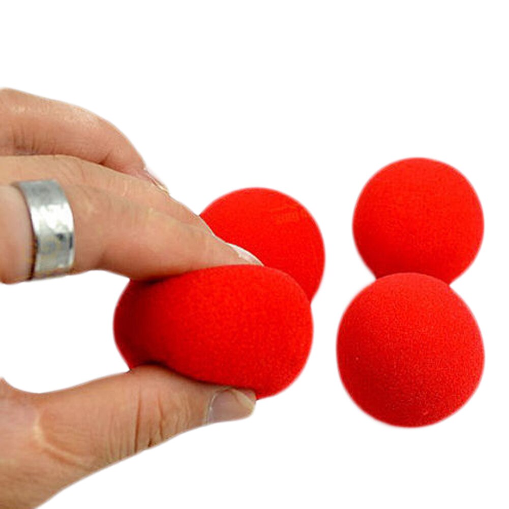 4.5cm Close-Up Magic Red Sponge Ball Brand Street Comedy Trick Toy