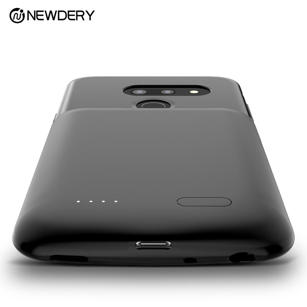 NEWDERY Upgraded charging case for LG G8 thinQ Battery Case 4700mAh Slim power case for LG G8