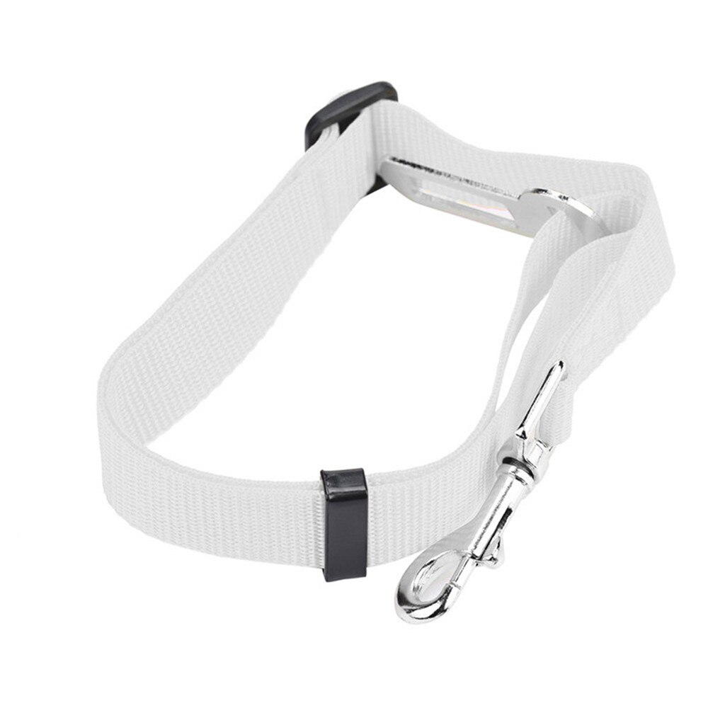 Vehículo para cinturón de seguridad de coche cinturón de seguridad arnés plomo Clip Gato perro seguridad tela de Nylon perro y gato seguro sentarse ajustable @ 01: H