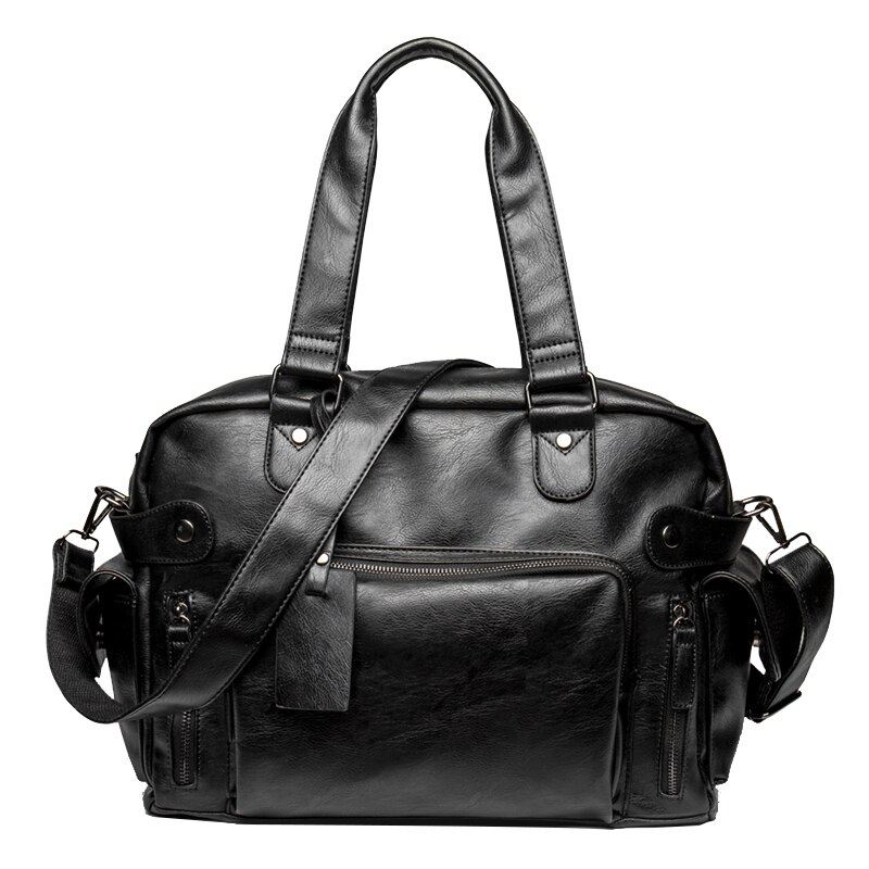 Afslappet dokumentmappe bærbar læder laptop mænd messenger skulder side rejse dokumentmappe bolso hombre taske til mænd  db60ba: Stil 2