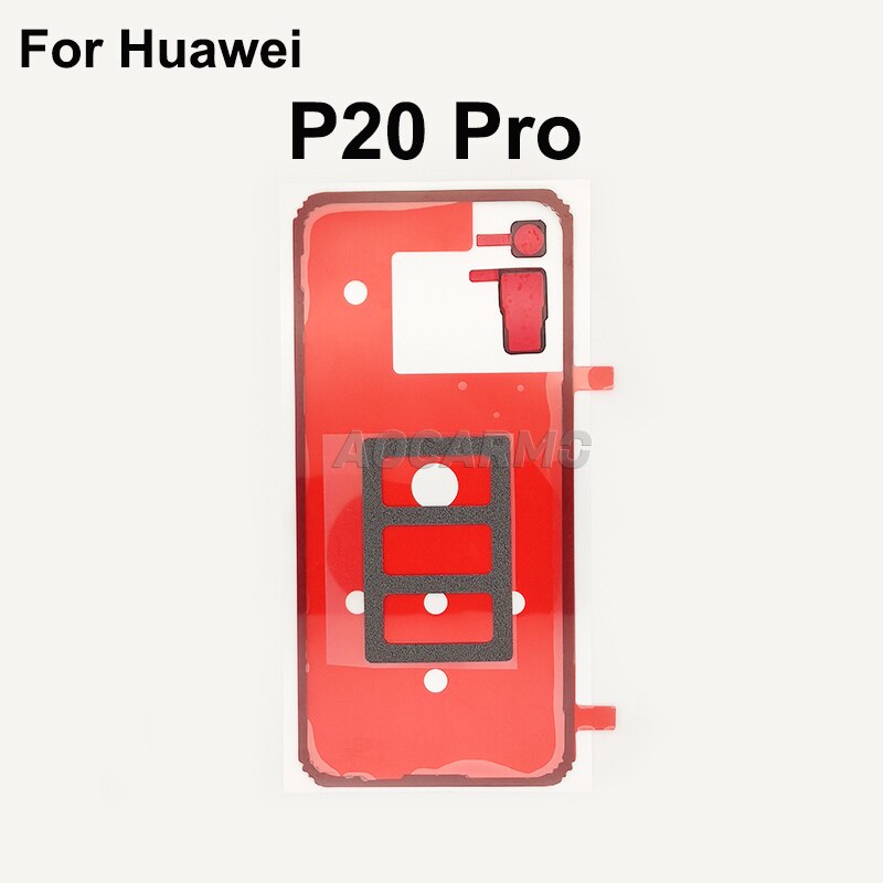 Aocarmo For Huawei P20 / P20 Pro / P20 Lite Back Camera Shading Sponge Pad Back Adhesive Fingerprint Glue Tape Full Set Sticker