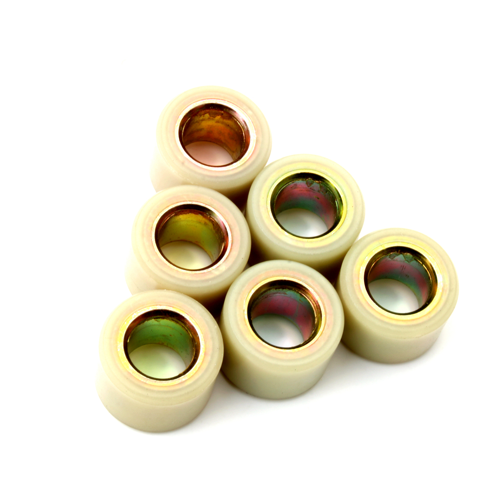 Rodillo variador para Keeway Outlook Logik, 7g, 11g, 12g, 13g, 16g, 20x15mm, 125cc, 150cc, 4 tiempos, 6 unidades: Verde