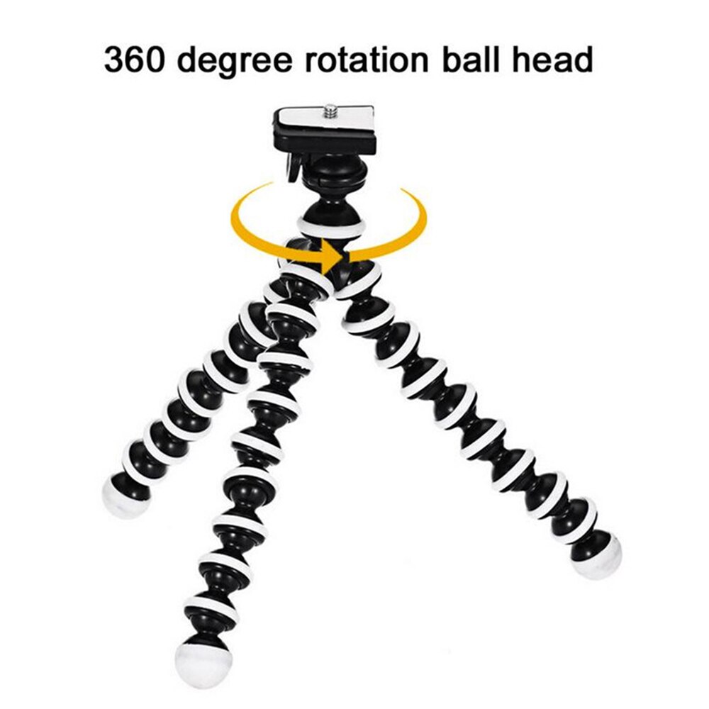 Octopus Tripod Lightweight Portable Mobile Camera Holder Clip Smartphone Monopod Tripe Stand S M L XL Size for Phone Camera
