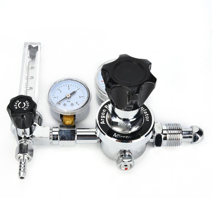 Gas Regulator Argon Gas Regulator Pressure Reducer G5/8 CGA580 Outlet Adjustable Pressure Air Compressor Pressure Regulator