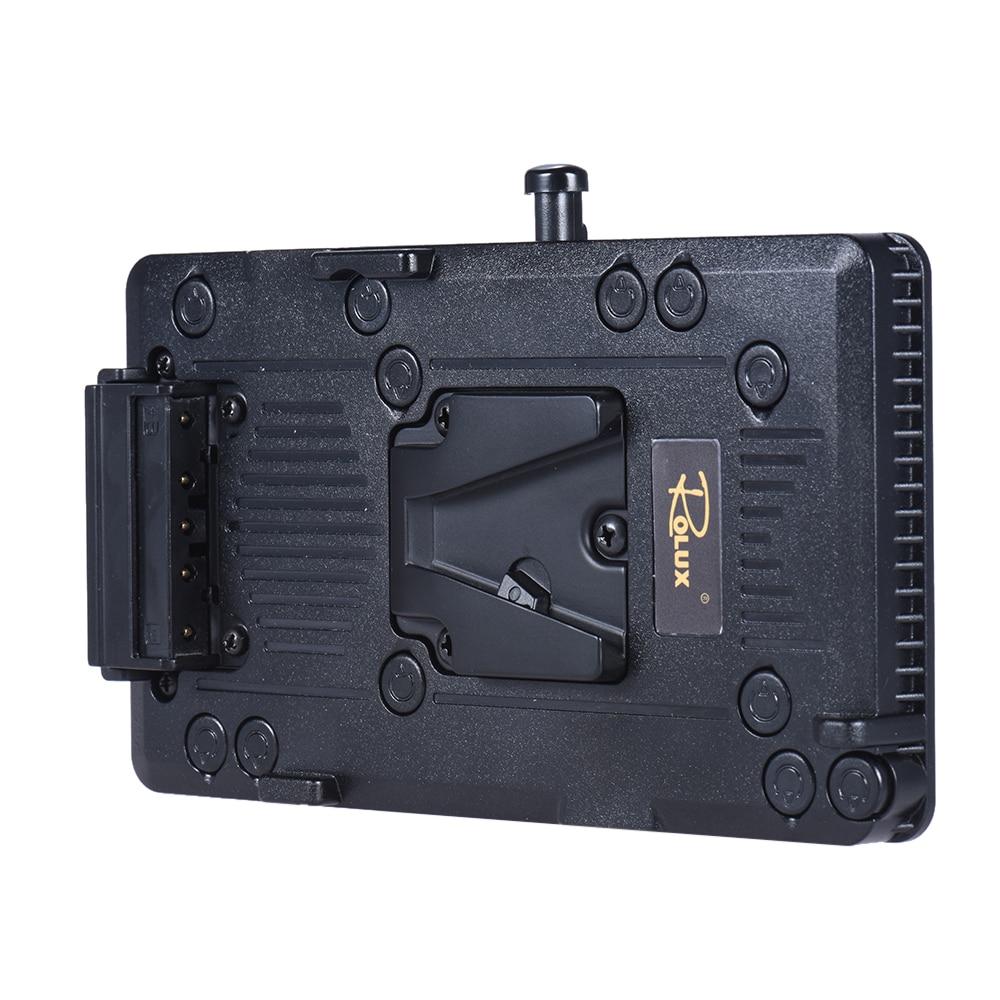 Rolux RL-IS2 V-mount Battery Plate V-lock DIY Power Supply Battery Plate for Sony BMCC BMPCC Camcorder Monitor LED Video Light