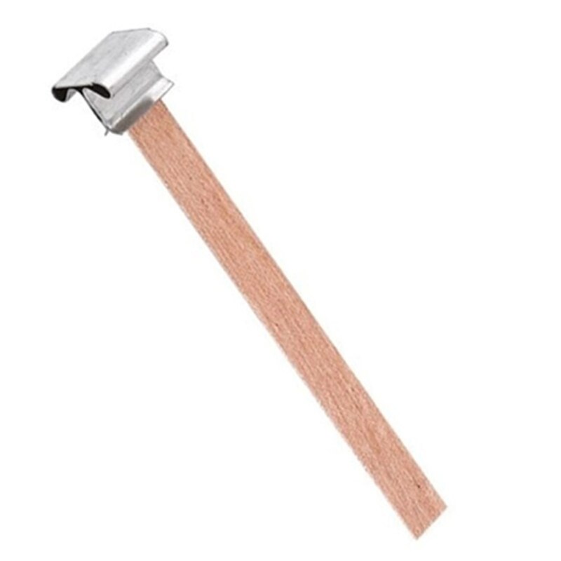 Kaars Wieken Voor Kaars Maken Lage Rook Houten Kaars Kern Duurzaam DIY Handgemaakte Kaars Maken Materialen Accessoires: 9x50mm