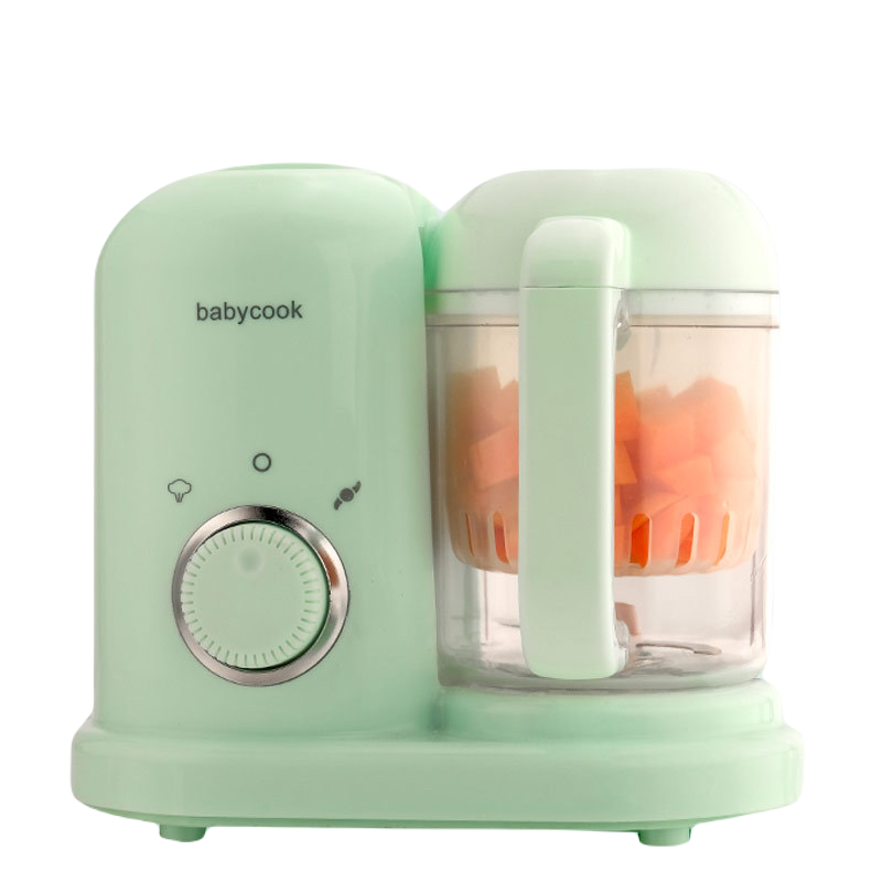 Baby Food Maker Baby Food Mills Supplement Machine Multifunctional Food Processors Blender Grinder Steamer Mixer Steam Cooking: green / 220V