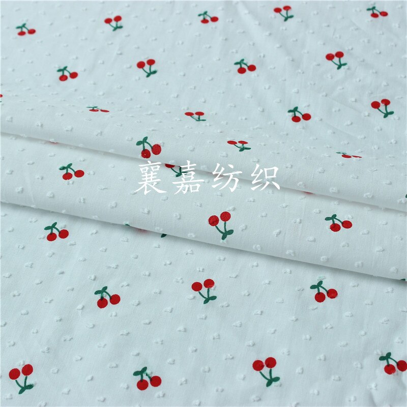 100X150Cm Cherry Vlekken Katoen Stof, Maken Shirt, Jurk, Ondergoed, Doek