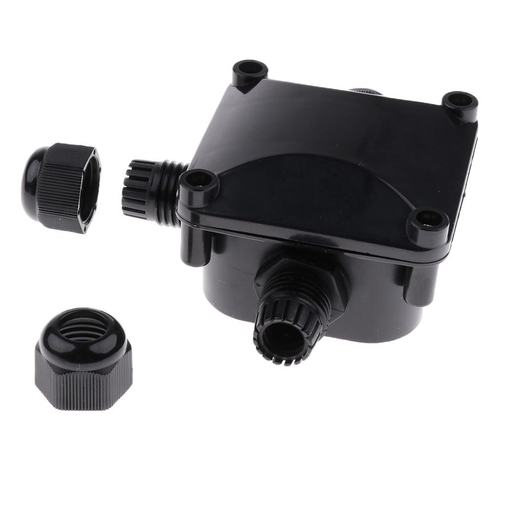 2x 3 Way IP68 Waterproof Electrical Wire Connector Junction Box