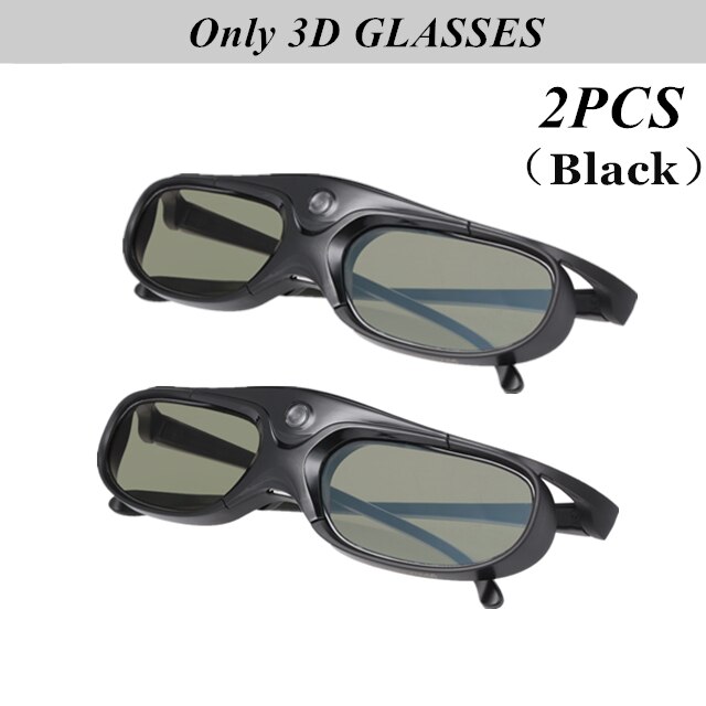 Active Shutter DLP Link 3D Glasses Compatible 96-144HZ With Optama /Acer/BenQ /ViewSonic/XGIMI DLP Link Projectors DLP 3D Ready: 2PCS