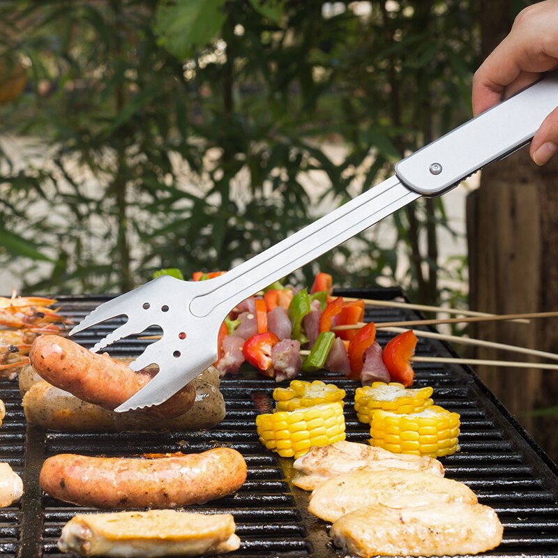 ROXON 6-in-1 BBQ Multi Werkzeug, edelstahl barbrcue Grill Werkzeug, Spachtel, Gabel, Grill Zange, Flasche Öffner, multitool