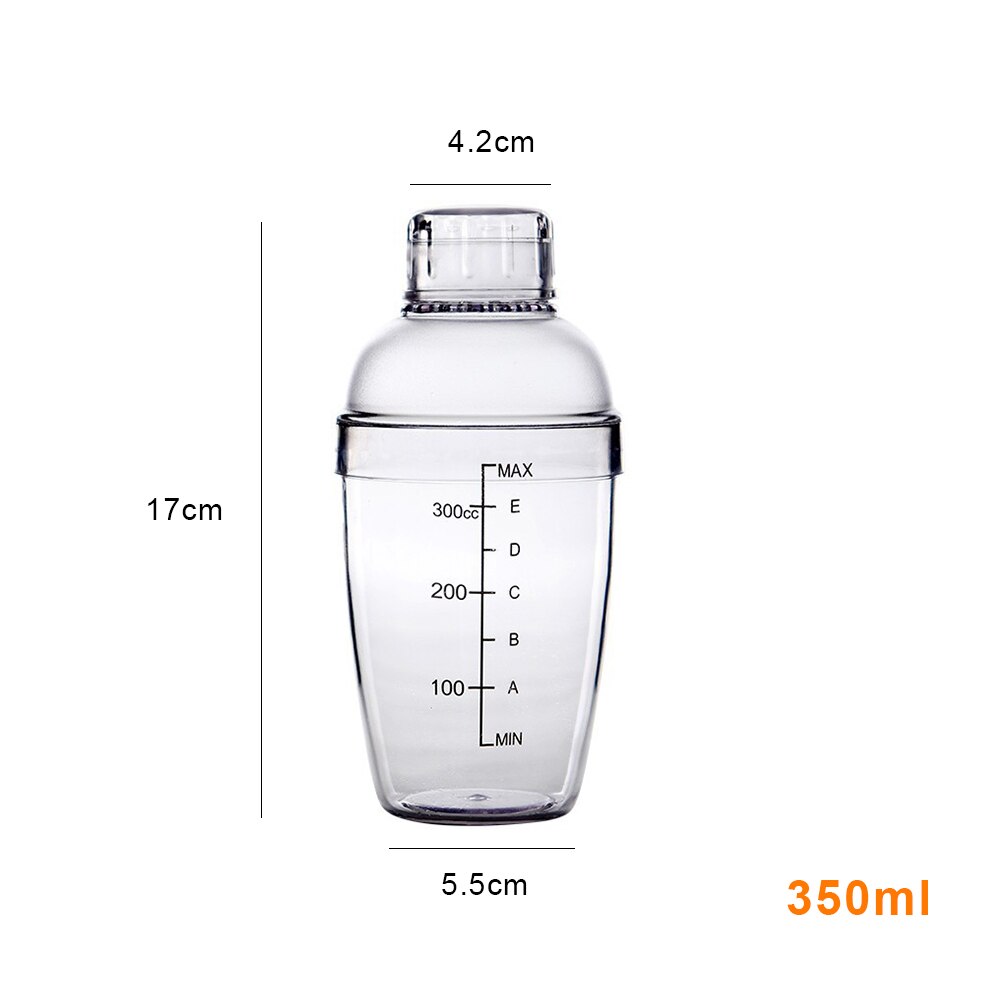 Cocktail Shaker champagne Wine Beverage Mixer Shaker Bottle Fruit Juice Snow Grams Cup Bar Bartender Tool 350/550/700ml/1000ML: 350ml