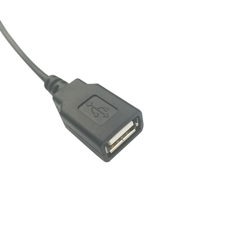 Cable de fuente de alimentación de 30cm, 2 pines, USB 2,0, hembra, macho, 4 pines, cargador, Conector de extensión, línea de 5V, DIY, 1 ud.