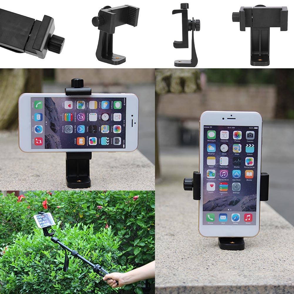 Tripé para celular, 360 graus, compatível com todos os 1/4 parafusos, suporte para celular, adaptador para samsung, iphone