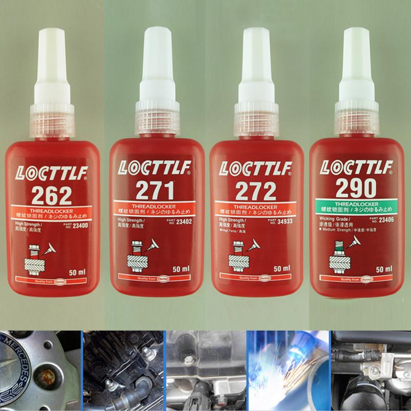 50ML Cylindrical Retainer Locking Adhesive Metal Screw Anaerobic Adhesive Thermal Strength Environment Glue 262/271/272/290