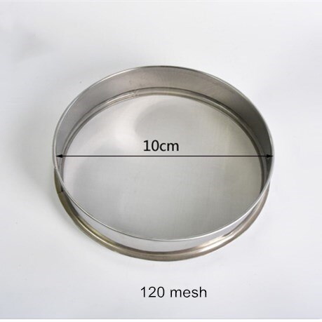 Keramikk verktøy glasur filter sikting skjerm pigment slurry sikt mesh pigment slamfilter for keramisk polymer leire modelleringsverktøy: 10cm 120 mesh