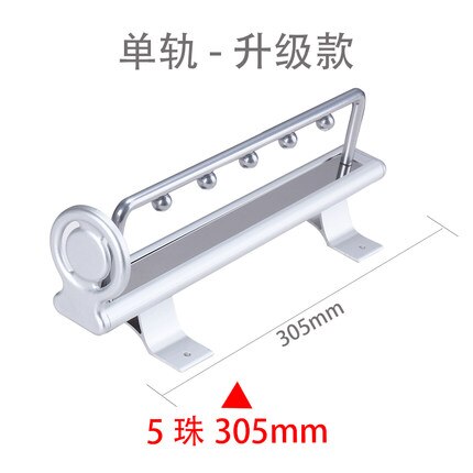 260mm-460mm aluminiumlegering infällbar hängare garderob topp klädstång garderob förvaring organisera möbler hårdvara: 305mm