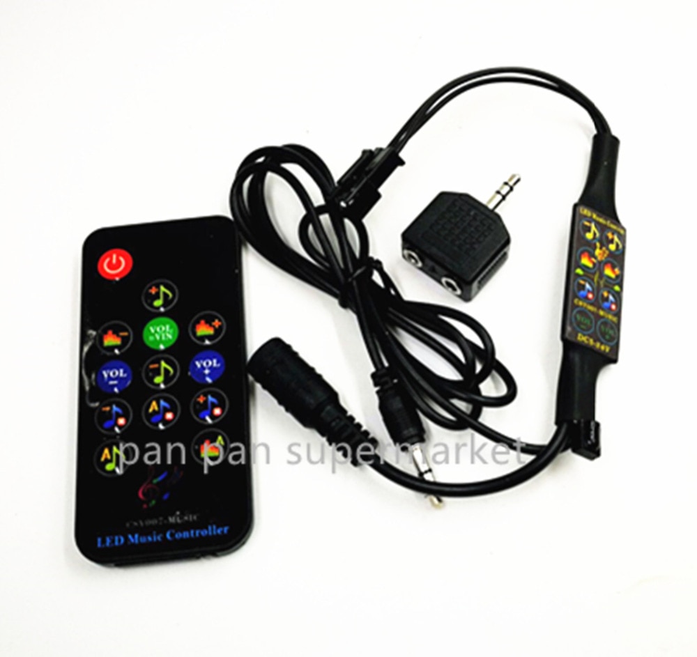 Mini Muziek Droom Controller DC5-24V Infrarood 13 Toetsen Afstandsbediening WS2812B WS2811 Led Strip Matrix Panel 512 Pixels