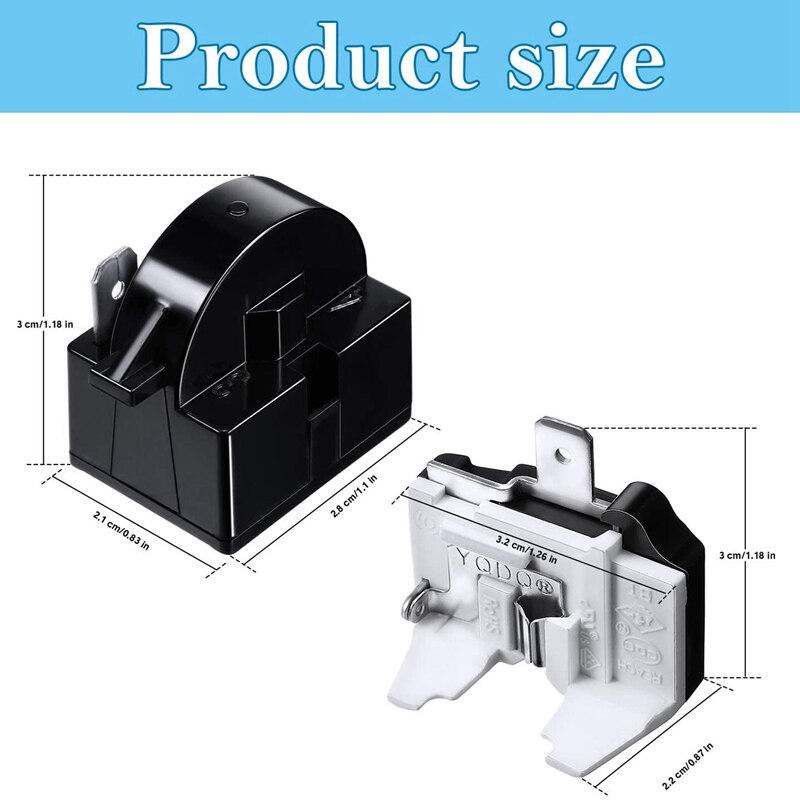 QP2-4.7 Ptc Starter Relais 1 Pin Koelkast Starter Relais En 6750C-0005P Koelkast Overbelasting Protector