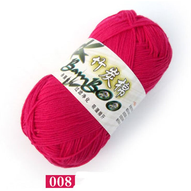 70% bamboo fiber 30% cotton hand knitting yarns Anti-Shrink Baby yarns crochet thread cotton thread thick bamboo cotton yarn: 008