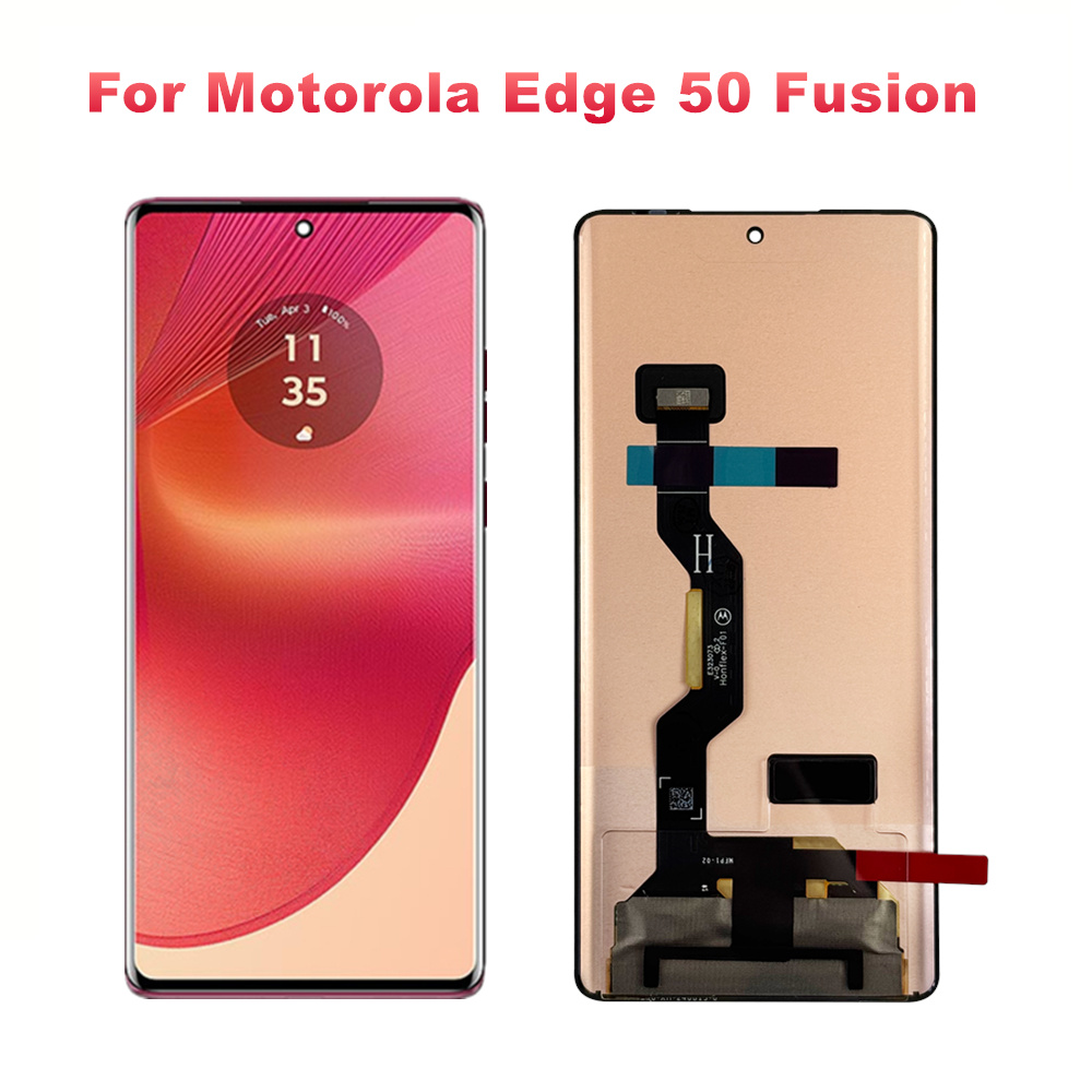 6.7" P-OLED For Motorola Edge 50 Fusion LCD Display Touch Screen Digitizer Assembly For Moto Edge 50 Fusion LCD Display XT2429-1