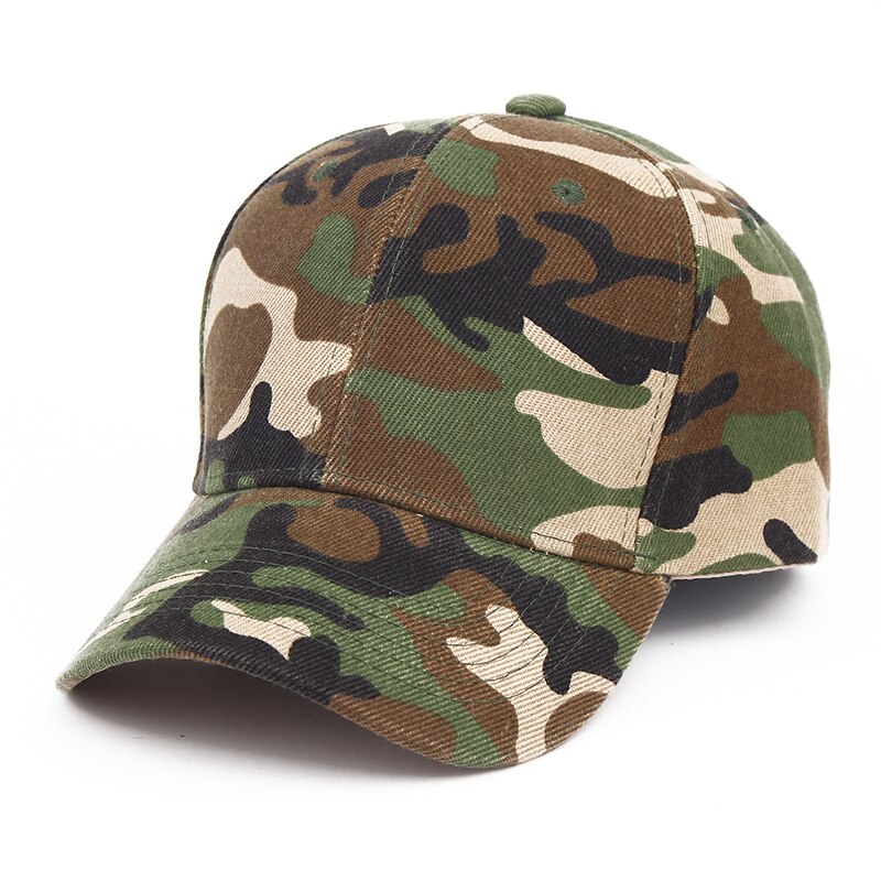 de camuflaje gorra de béisbol tapón de botín Casual al aire libre gorra deportiva con visera hacia atrás para hombres gorra mujer gorra: Camuflaje