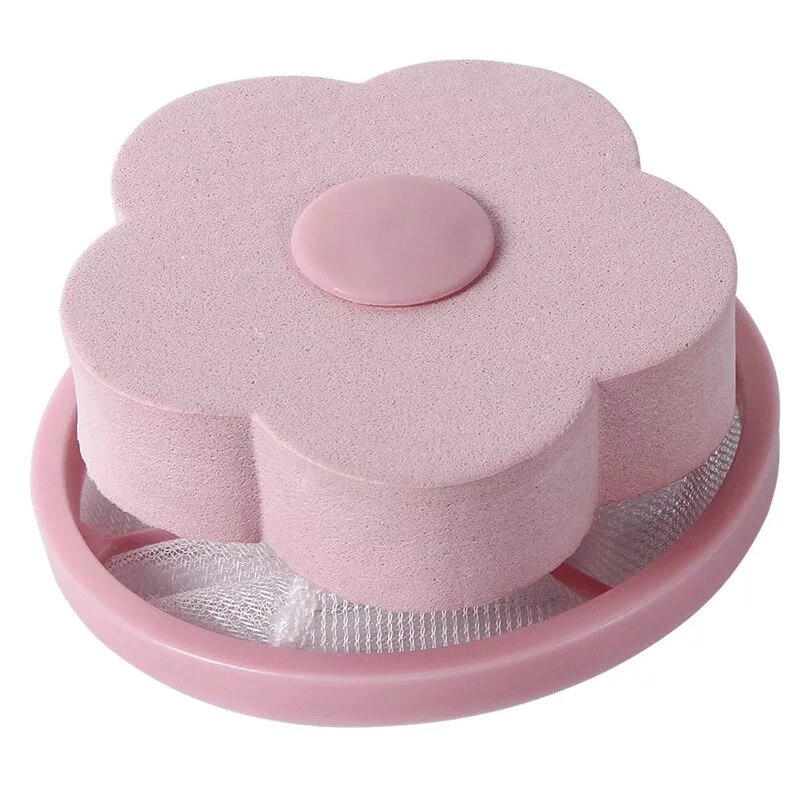 Boule anti poils lave linge epilation sac receveur Anti noeud lave linge filtre boule anti poils lave linge boule anti poil machine a laver: Rose