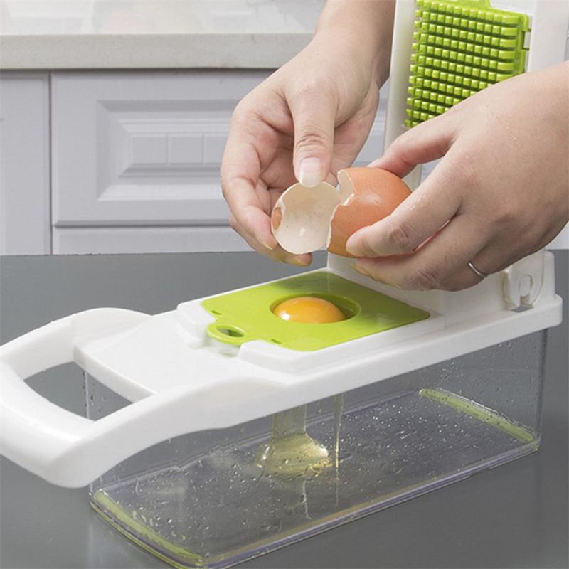 Multifunction Vegetable Cutter Stainless Steel Blade Vegetable Fruit Slicer Transparent Meat Machine Kitchen Accessories