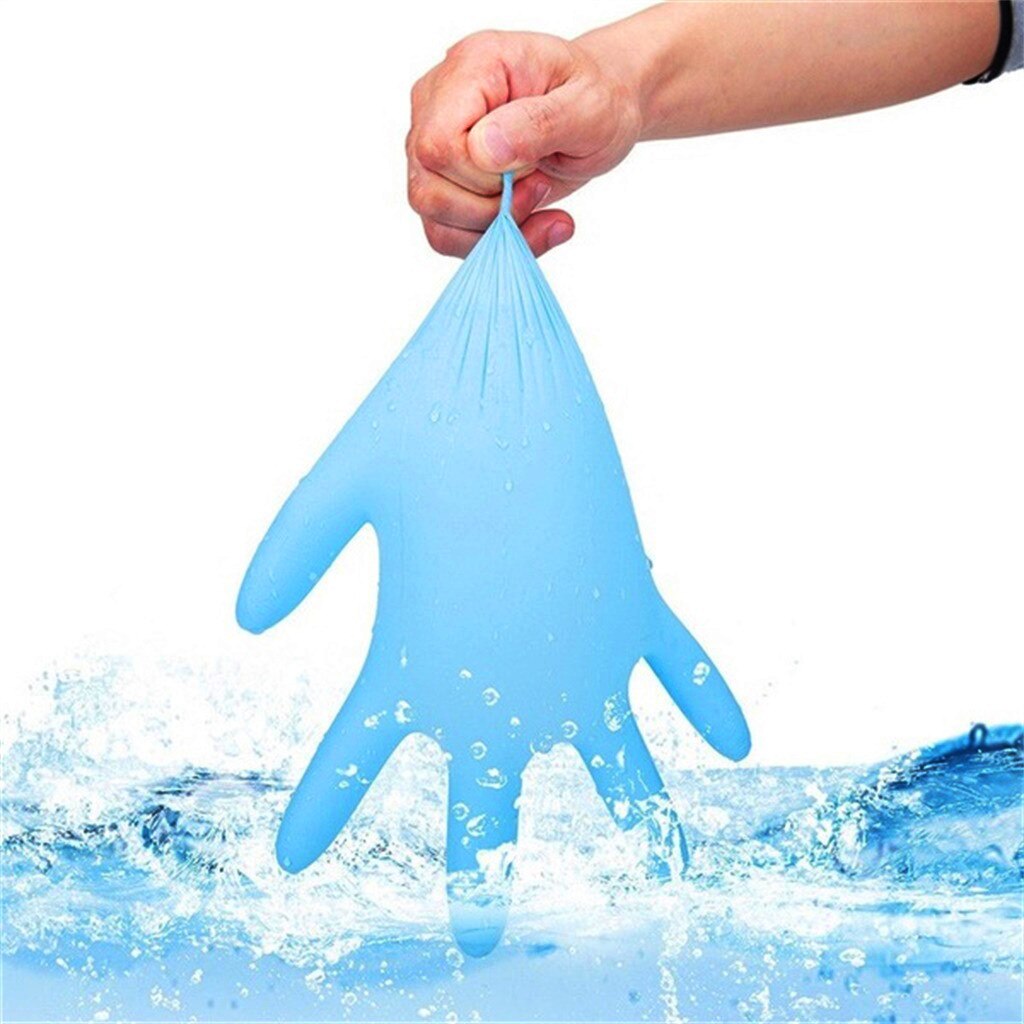 Handschoenen Wegwerp Rubberen Handschoenen Comfort 100 Pcs Bescherming Thuis Keuken Tuin Catering Levert Gant Jetables