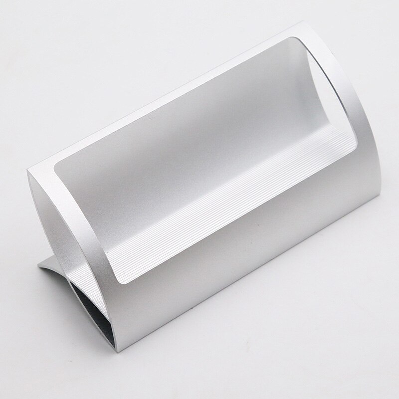 Porta biglietti da visita per scrivania, porta biglietti da visita da tavolo in metallo in alluminio, porta biglietti da visita, scheda per ufficio e fiere