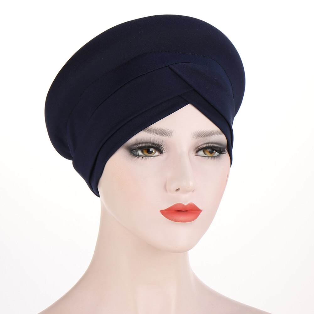 Vrouwen Elastische Doek Hoofd Cap Moslim Sjaal Cap Hoed Vrouwen \ 'S Hijaabs Tulband Dames Haaraccessoires Hoofddoek Islamitische Arabische caps