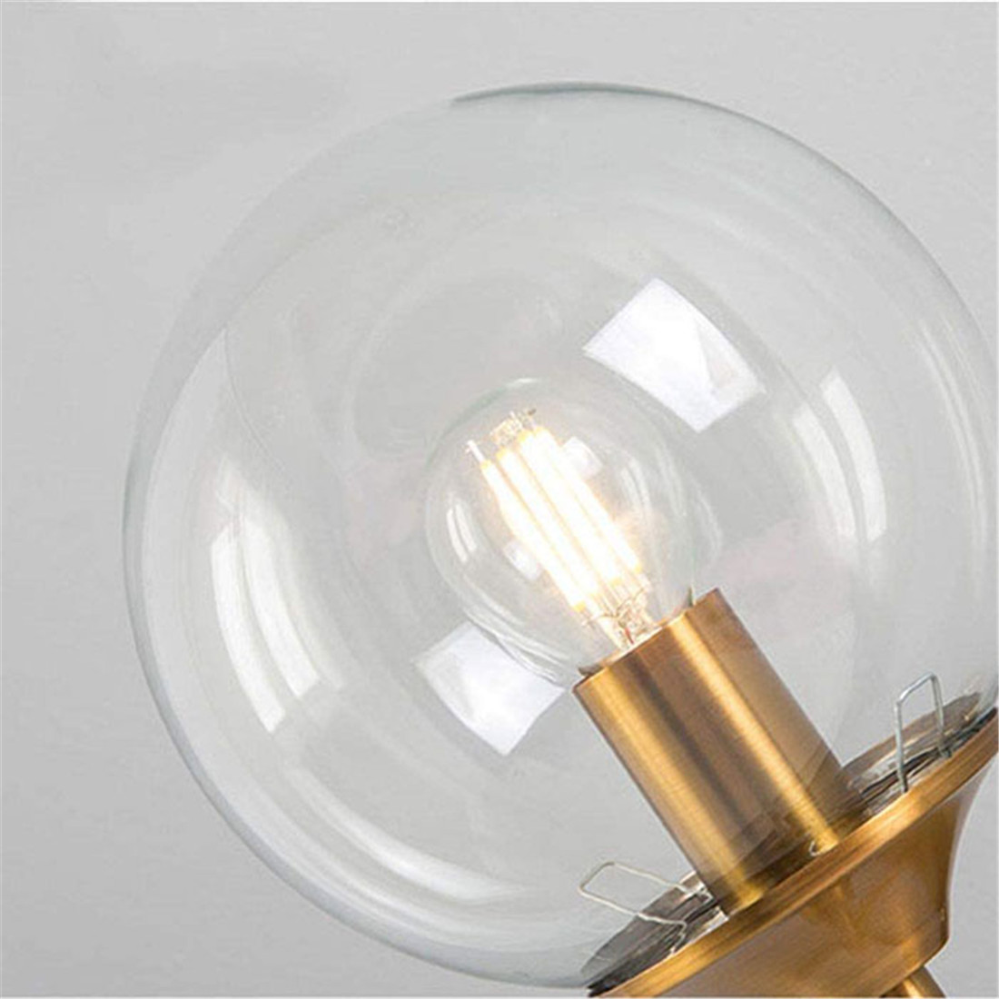 Doorzichtige Globe Glazen Lampenkap Transparante Lampenkappen Fitting Lamp D 13Cm D 15Cm D 20Cm D 25Cm Ronde Lichtkap Vervanging Voor Diy