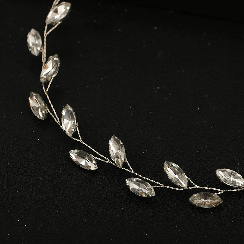 Tiaras de novia de Color plateado para mujer, diademas hechas a mano, joyería de cristal más barata para el cabello, tocado para niñas, tocado,