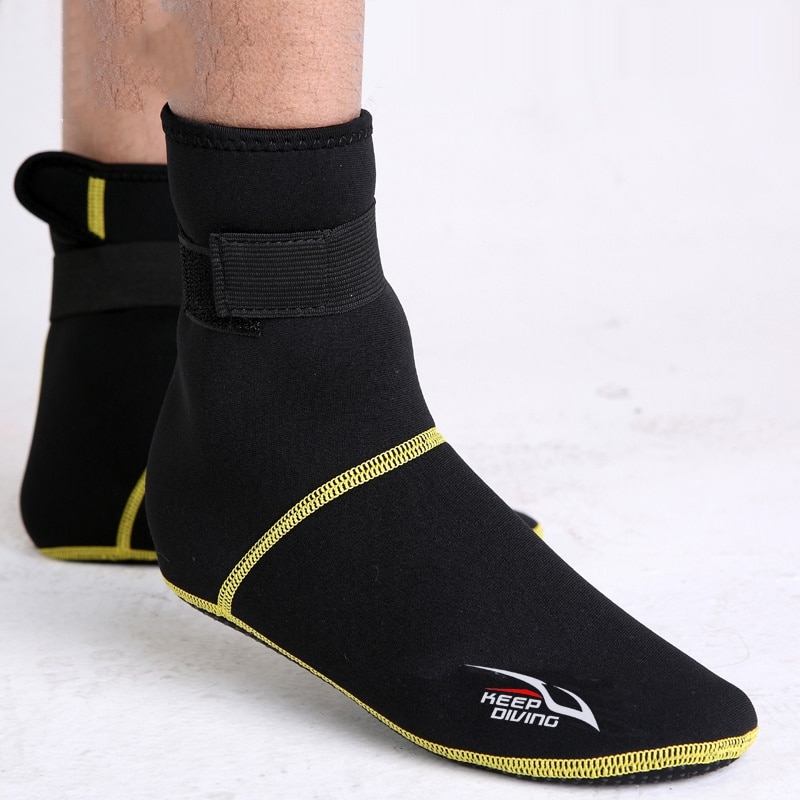 Vinter neopren snorkling dykkesko sokker strandstøvler våddragt anti ridser opvarmning antislip svømmefodtøj 3mm