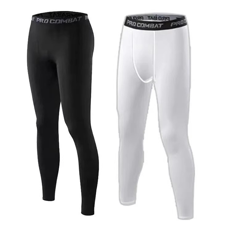 Herre kompressionsbukser strømpebukser kølige, tørre leggings sportsbaselayer løbetights atletisk træning aktive shorts