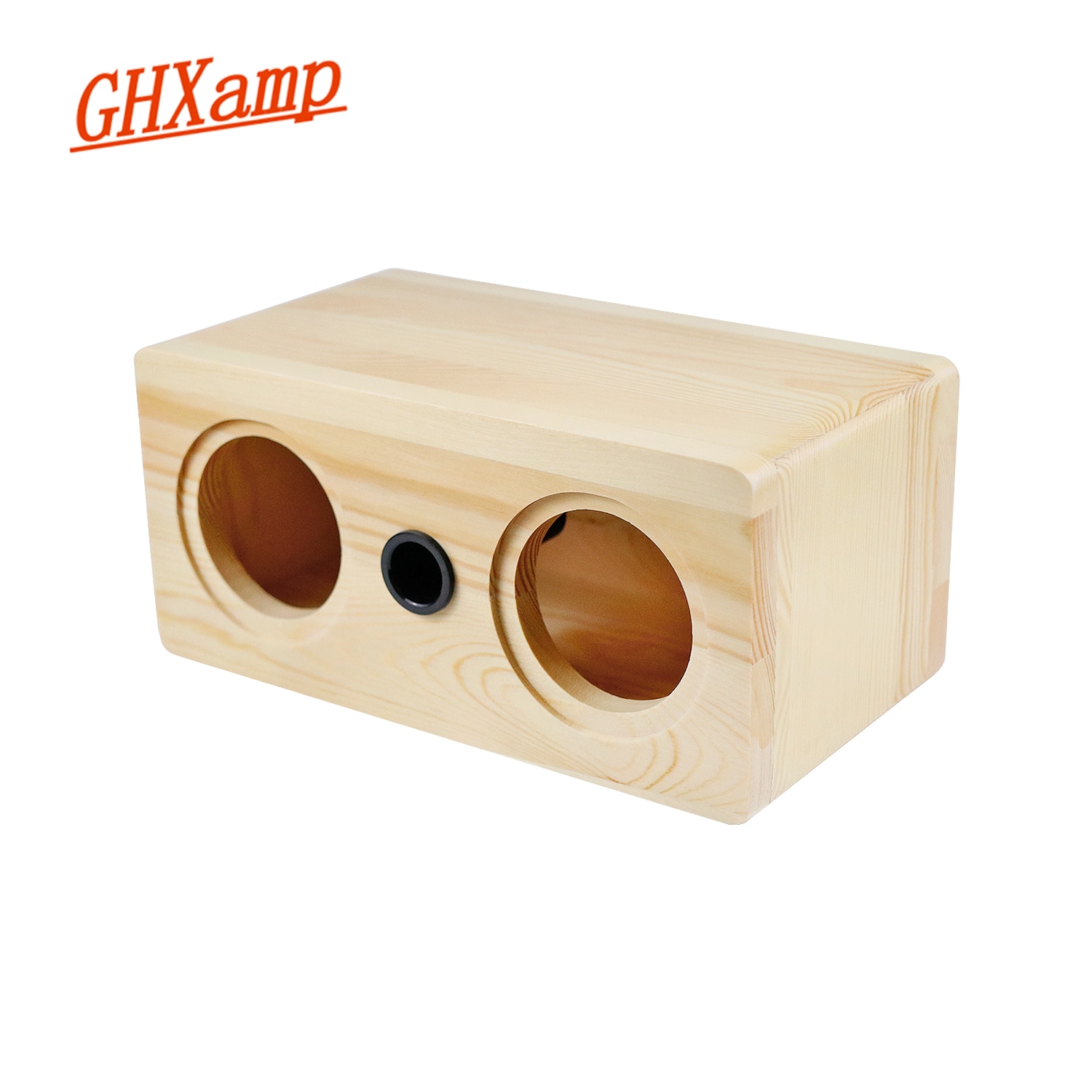 GHXAMP Wooden Speakers Box 3 Inch 90mm Full Rnage Speaker Shell Empty Body For 2.0 Hifi Home Theate Round Loudspeaker Case 1PC