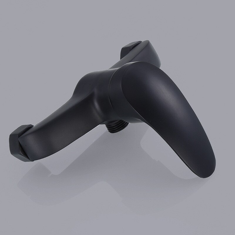 Shower Set Wall Mounted Shower Head Faucet Bath Mixer Tap Cold Water Black Color Bathroom accessories