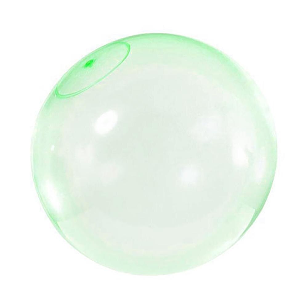 Bubble Ball Children Outdoor Soft Squishy Air Water Filled Bubble Ball Blow Up Balloon Toy Squeezable Bubble Balls for Kids: M / 1PCS Green