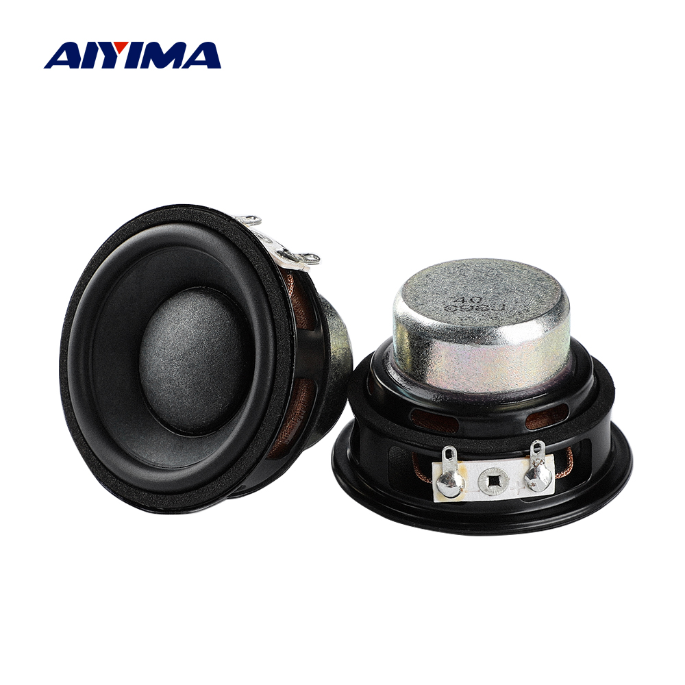 Aiyima 2 Inch Audio Speaker Full Range 4 Ohm 10W Hifi Stereo Neodymium Luidspreker Diy Bluetooth Versterker Altavoz 59mm 2Pcs