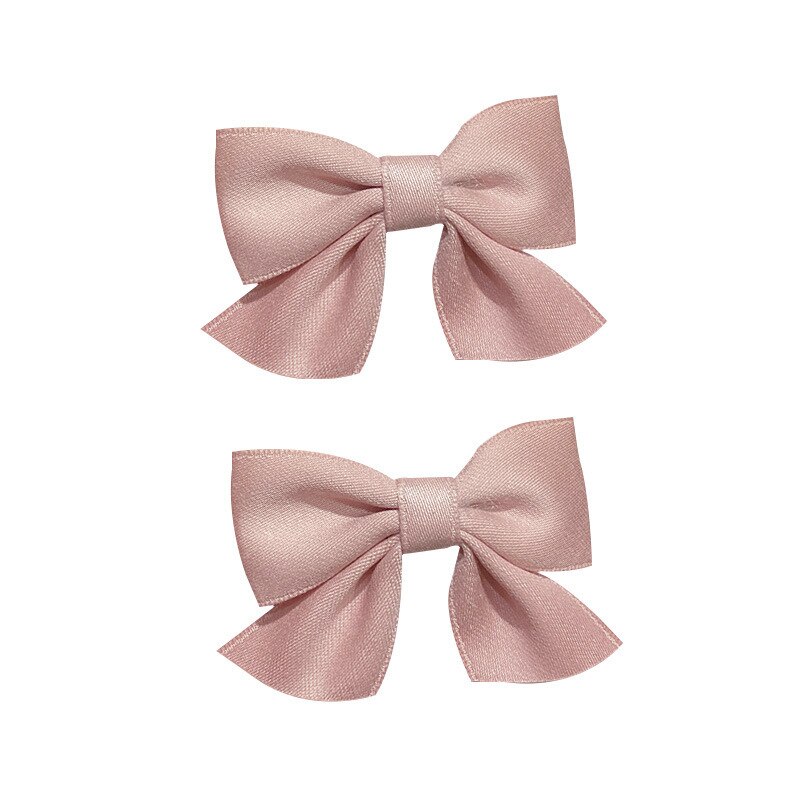 1 Pair Children Bow Hairpins Female Headwear Cute Princess Hairpin Girls Broken Hair Bangs Clip Hair Accessories Barrettes Gift